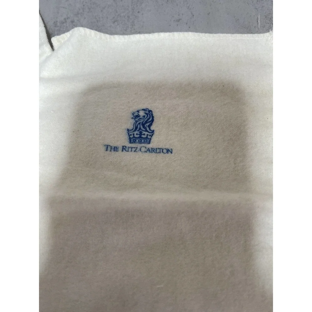 The Ritz-Carlton White Embroidered Wash Cloths - Set of 2